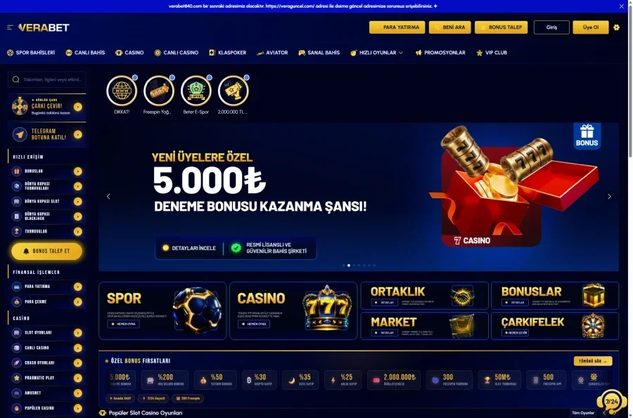 Verabet ekran görüntüsü